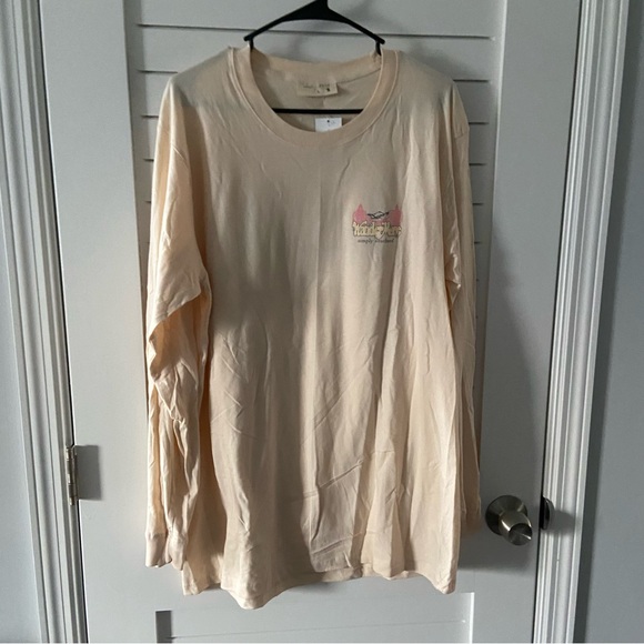 Simply Southern Cream Long Sleeve Tshirt Wander More New with Tags - Picture 4 of 5